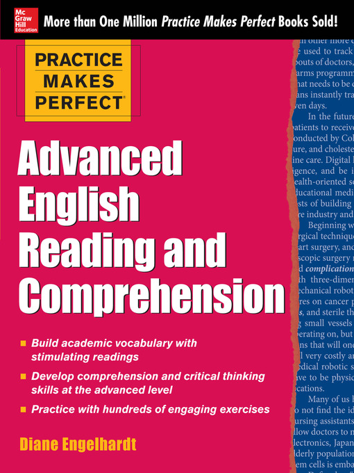 Title details for Practice Makes Perfect Advanced English Reading and Comprehension by Diane Engelhardt - Available
